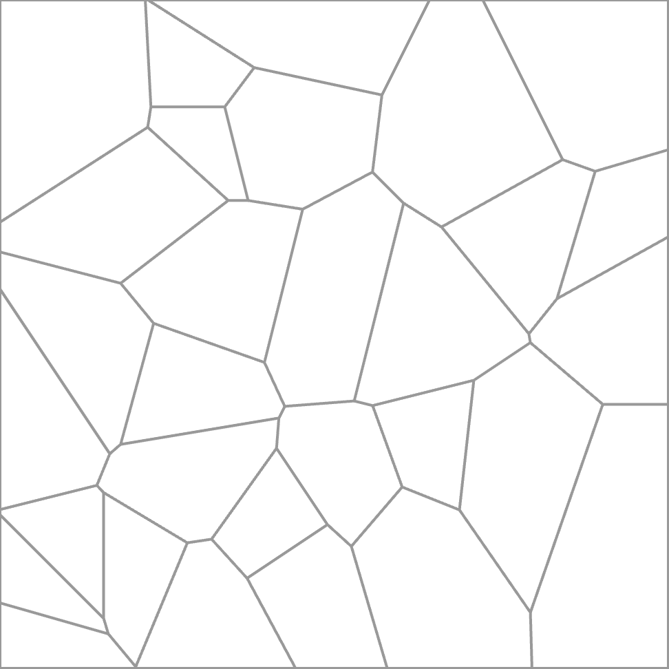 ボロノイ図の例 ボロノイ図の例